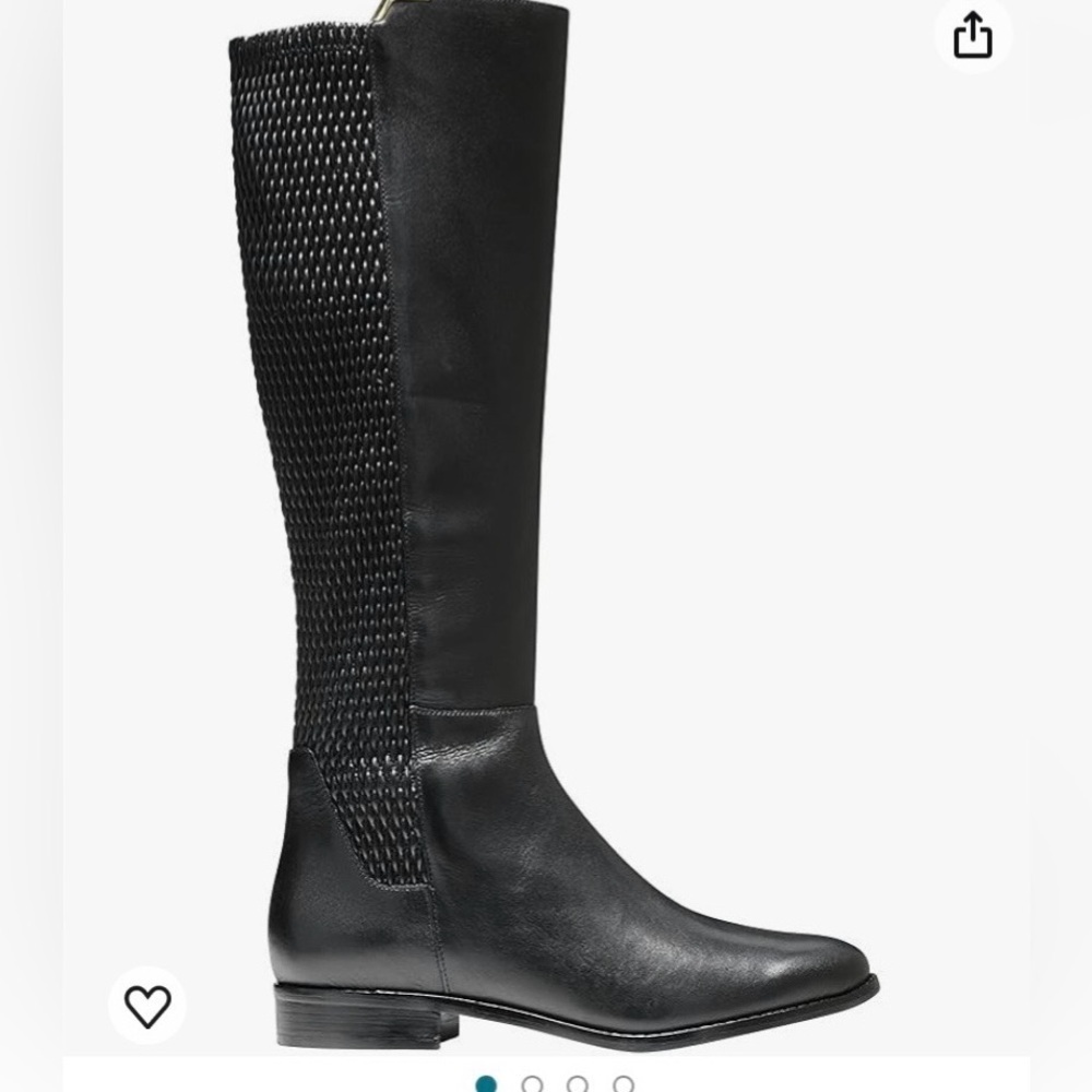 Cole Haan Rockland Tall Leather Boot sz 7.5